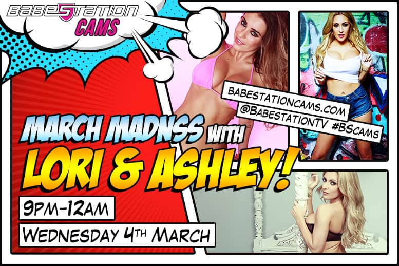 Girl-on-girl Babestation Cams show with Lori Buckby & Ashley Emma tonight!