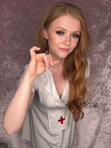 Goddess Cami in nurse outfit