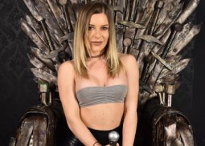 Former studio 66 TV babe Mikaela Witt on game of thrones, throne