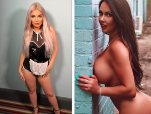 Babestation X lesbian show friday night with Roxee Couture and Roxxy Lloyd