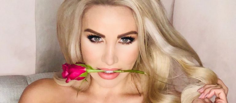 Dannii Harwood rose in mouth