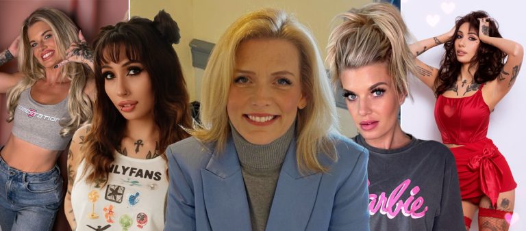 labour mp Samantha Niblett and babestation girls zeena and robyn quinn