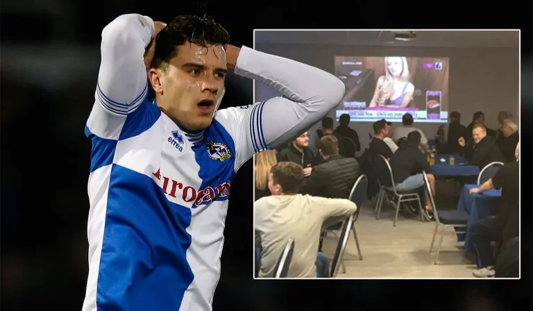 Bristol Rovers half time babestation